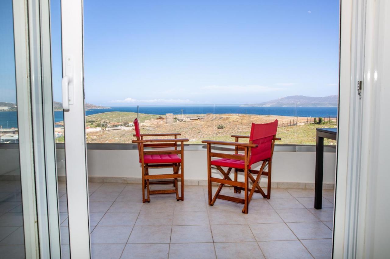 Komfort City Apartment "Elias" Mit Meerblick In Lavrio Dış mekan fotoğraf