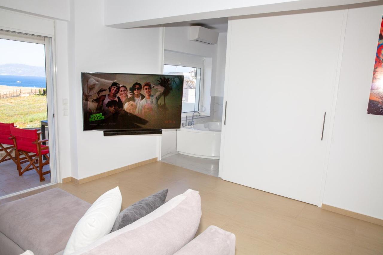 Komfort City Apartment "Elias" Mit Meerblick In Lavrio Dış mekan fotoğraf