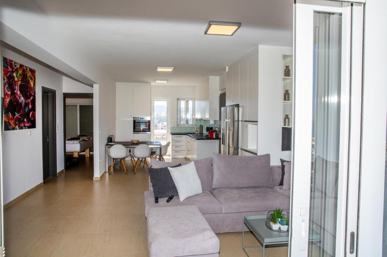 Komfort City Apartment "Elias" Mit Meerblick In Lavrio Dış mekan fotoğraf