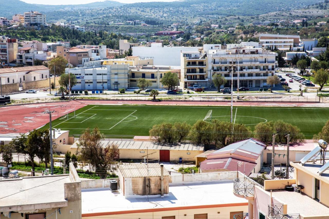 Komfort City Apartment "Elias" Mit Meerblick In Lavrio Dış mekan fotoğraf