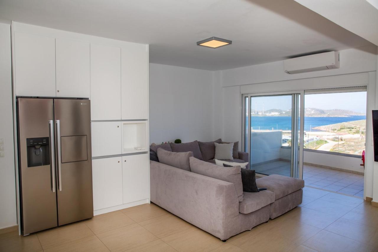 Komfort City Apartment "Elias" Mit Meerblick In Lavrio Dış mekan fotoğraf